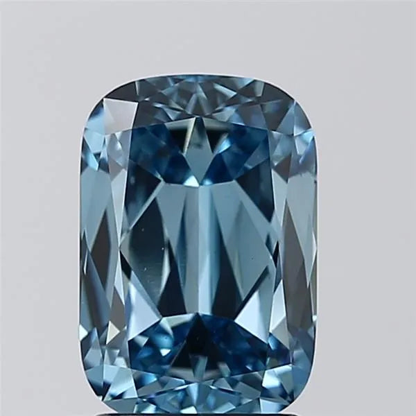 2.01ct Radiant Lab Grown Diamond (Colour Fancy Vivid Blue, Clarity VS1, IGI Certified)