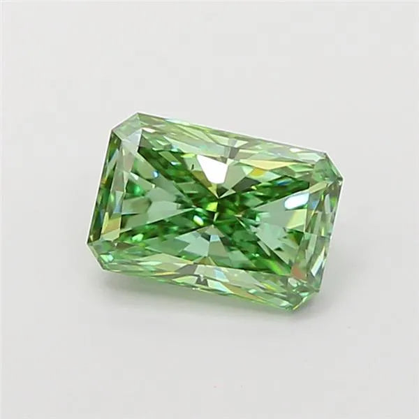 2.01ct Radiant Lab Grown Diamond (Colour Fancy Vivid Green, Clarity VS2, IGI Certified)