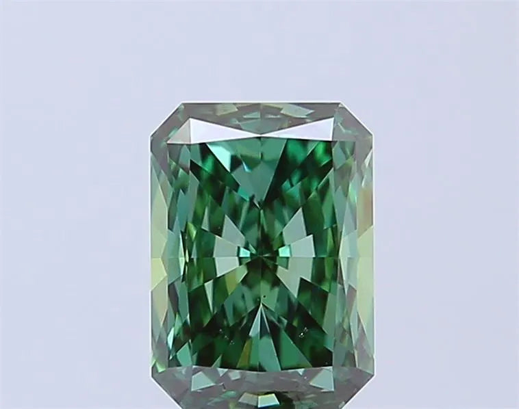 2.01ct Radiant Lab Grown Diamond (Colour Fancy Vivid Green, Clarity VS2, IGI Certified)