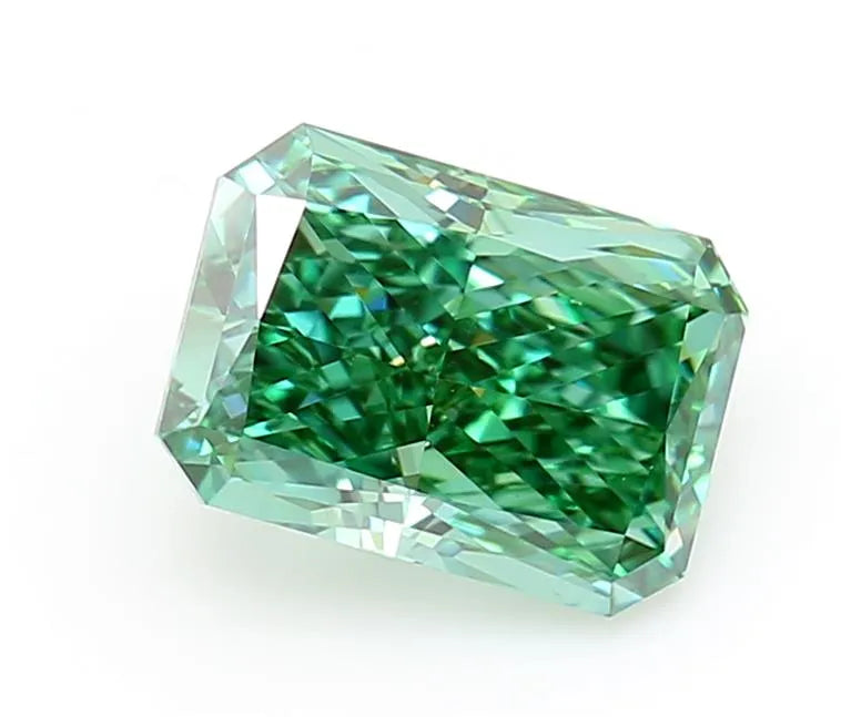 2.01ct Radiant Lab Grown Diamond (Colour Fancy Vivid Green, Clarity VVS1, IGI Certified)