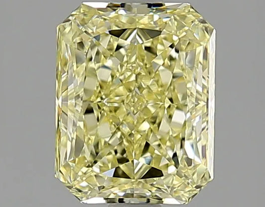 2.01ct Radiant Natural Diamond (Colour Fancy Light Yellow, Clarity VS1, GIA Certified)