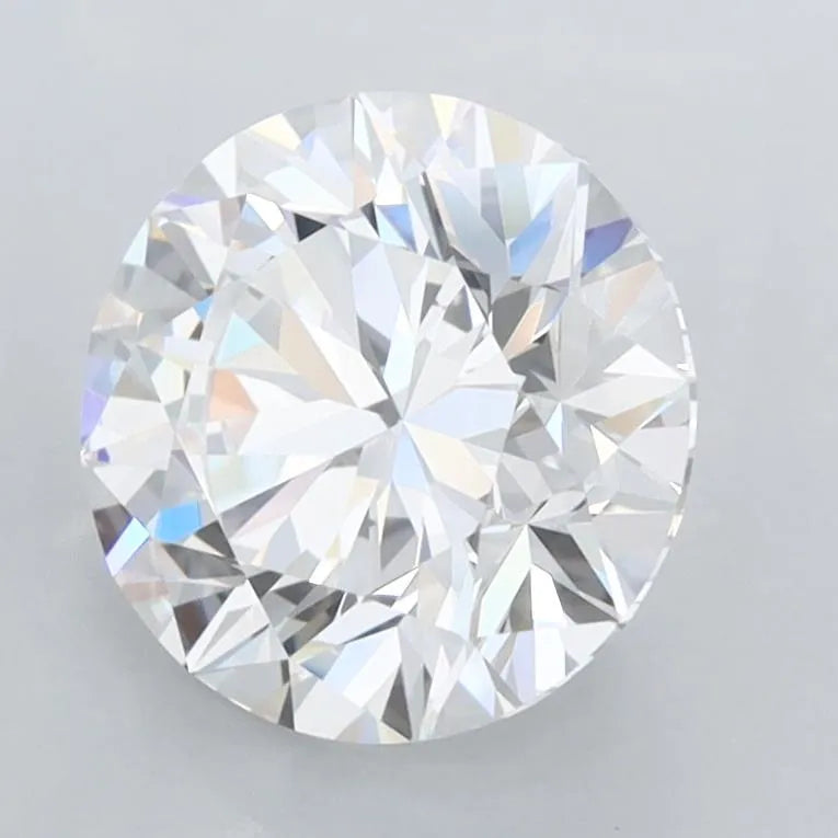 2.01ct Round Lab Grown Diamond (Colour D, Clarity FL, Cut EX, IGI Certified)