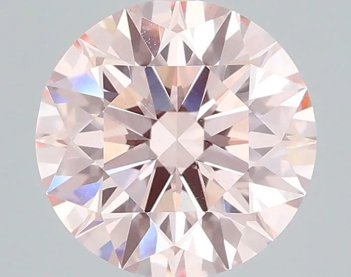 2.01ct Round Lab Grown Diamond (Colour Fancy Intense Pink, Clarity VS1, Cut ID, IGI Certified)