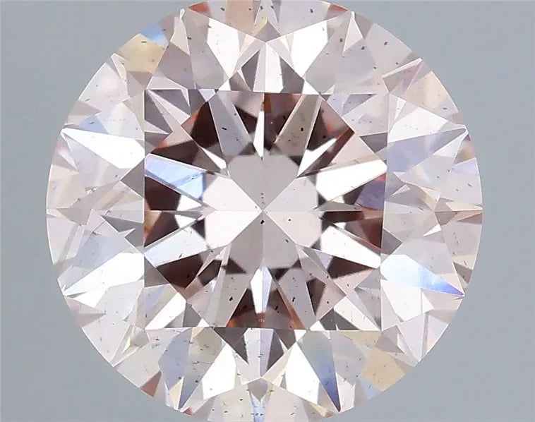 2.01ct Round Lab Grown Diamond (Colour Fancy Light Pink, Clarity SI1, Cut EX, IGI Certified)
