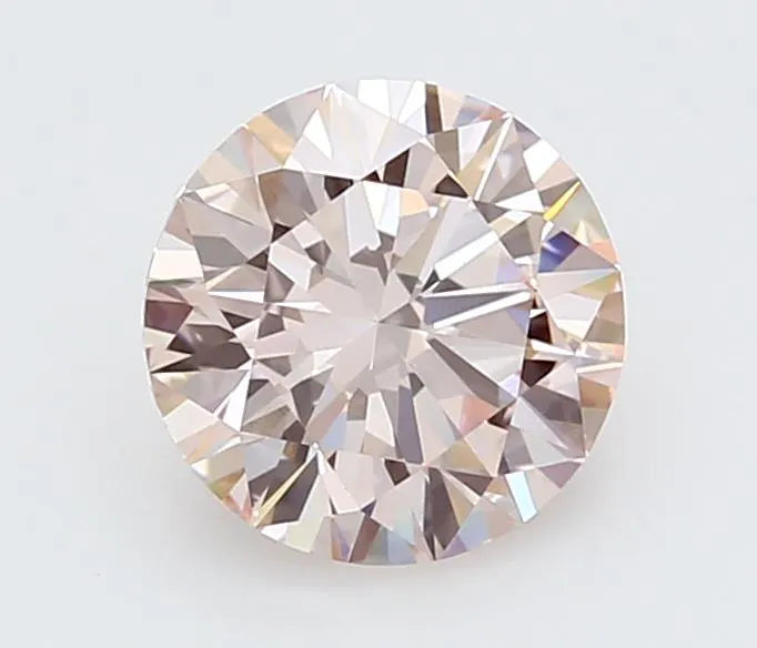 2.01ct Round Lab Grown Diamond (Colour Fancy Light Pink, Clarity VS1, Cut ID, IGI Certified)