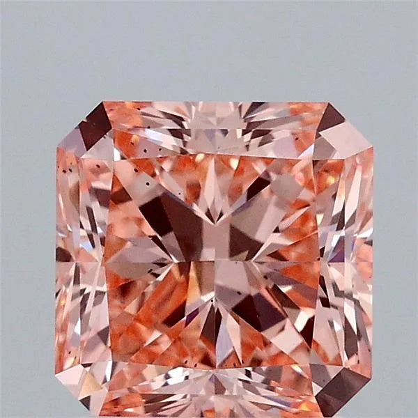 2.01ct Square radiant Lab Grown Diamond (Colour Fancy Intense Pink, Clarity VS2, IGI Certified)
