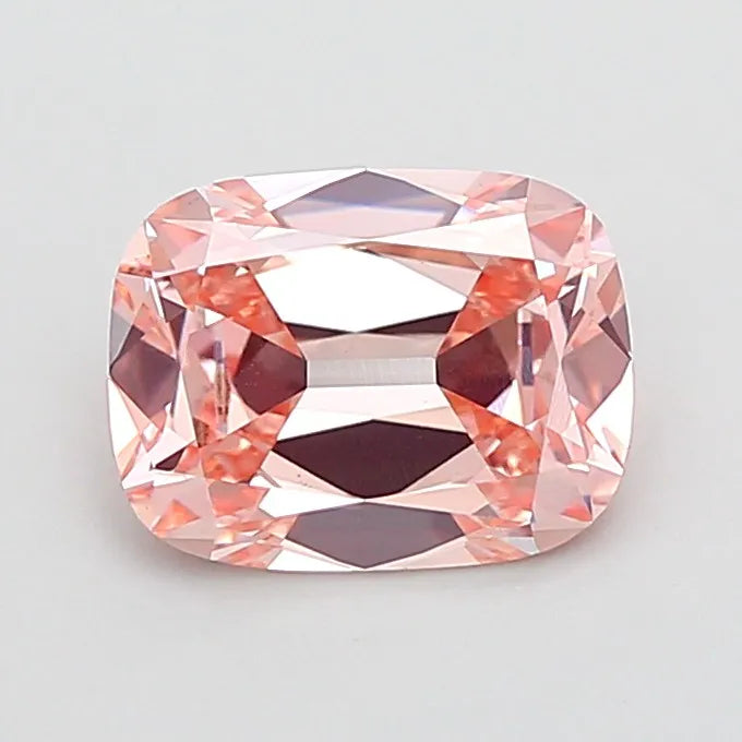 2.02ct Cushion Lab Grown Diamond (Colour Fancy Intense Pink, Clarity VS1, IGI Certified)