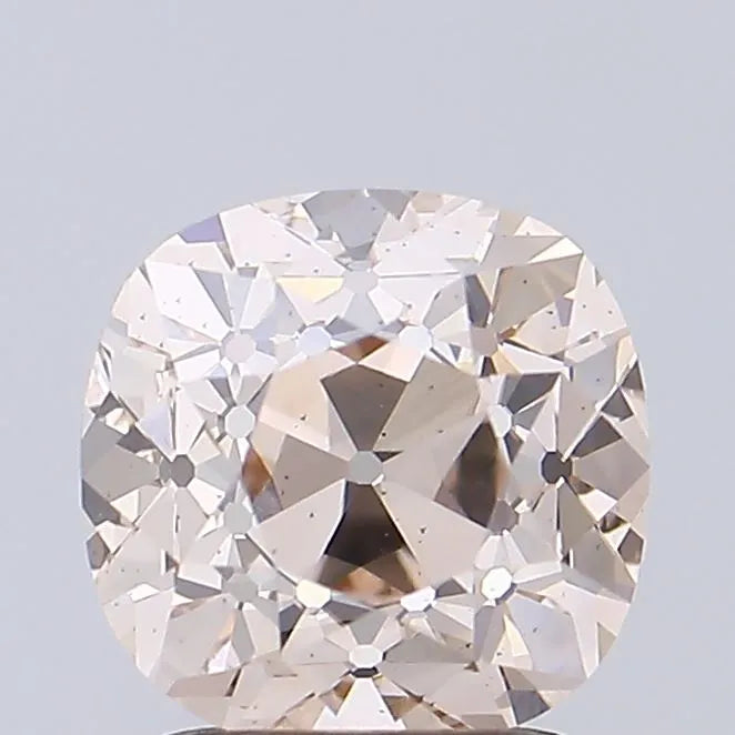 2.02ct Cushion Lab Grown Diamond (Colour Very Light Brown, Clarity SI1, IGI Certified)