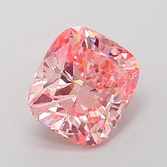 2.02ct Cushion modified Lab Grown Diamond (Colour Fancy Vivid Pink, Clarity SI1, IGI Certified)