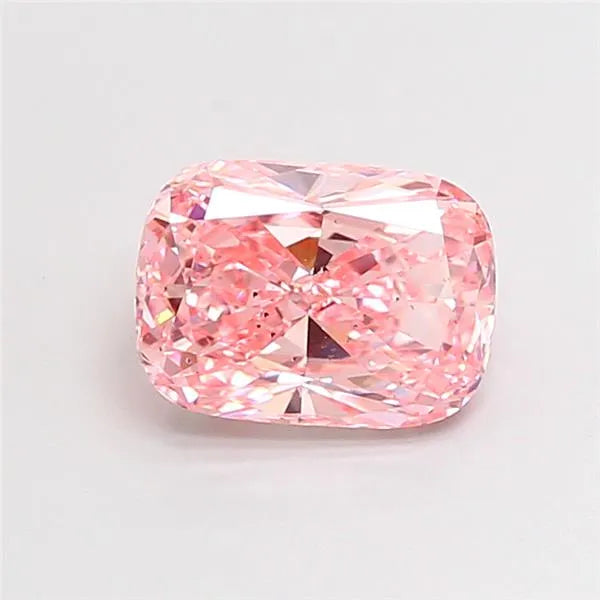 2.02ct Cushion modified Lab Grown Diamond (Colour Fancy Vivid Pink, Clarity SI1, IGI Certified)