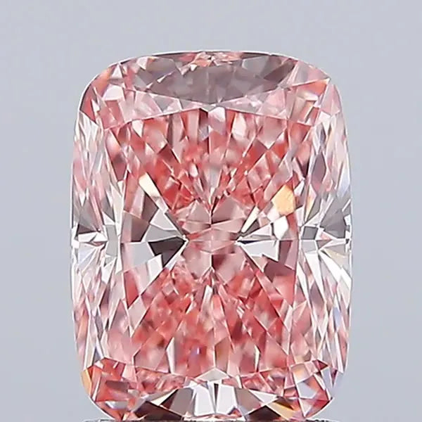 2.02ct Cushion modified Lab Grown Diamond (Colour Fancy Vivid Pink, Clarity VVS2, IGI Certified)