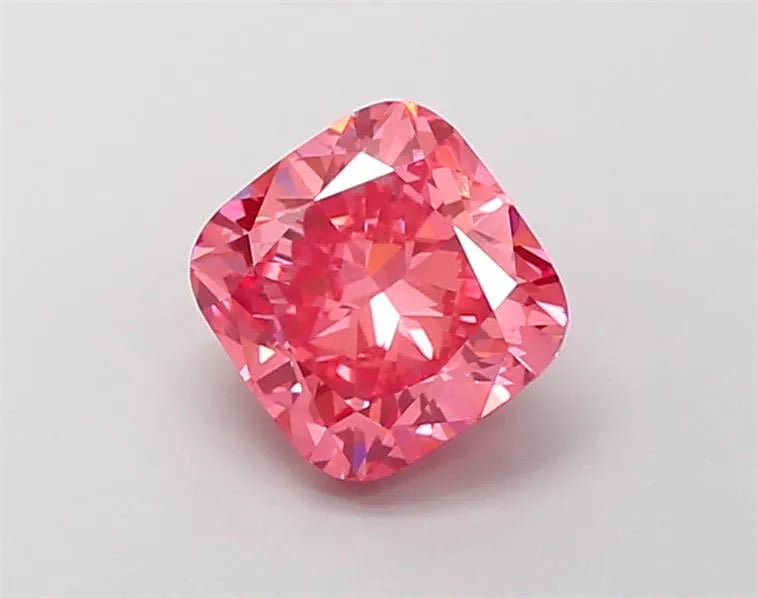 2.02ct Cushion modified Lab Grown Diamond (Colour Fancy Vivid Pink, Clarity VVS2, IGI Certified)