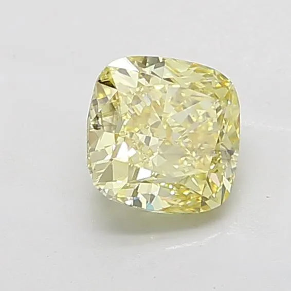 2.02ct Cushion modified Lab Grown Diamond (Colour Fancy Yellow, Clarity SI1, IGI Certified)