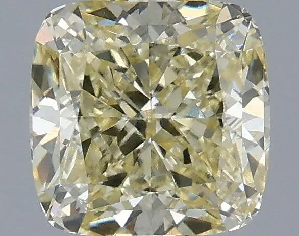 2.02ct Cushion modified Lab Grown Diamond (Colour Fancy Yellow, Clarity VVS2, IGI Certified)