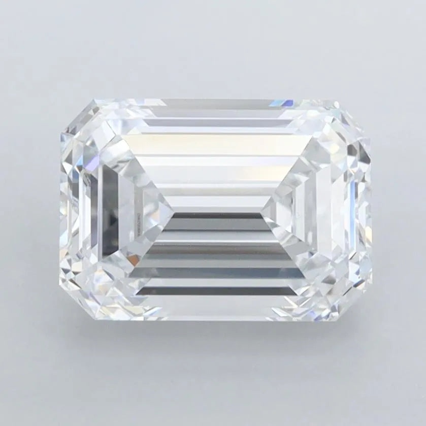 2.02ct Emerald Lab Grown Diamond (Colour D, Clarity FL, IGI Certified)