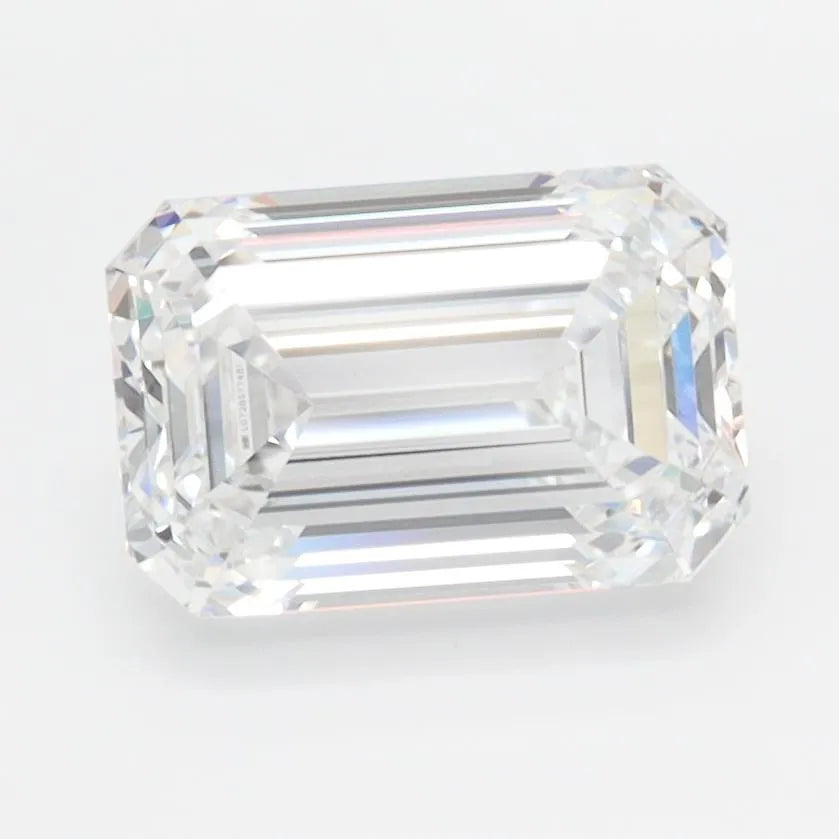 2.02ct Emerald Lab Grown Diamond (Colour D, Clarity IF, IGI Certified)