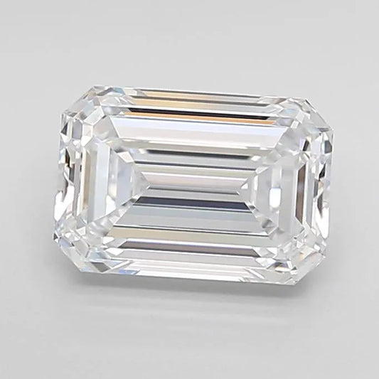 2.02ct Emerald Lab Grown Diamond (Colour E, Clarity VVS1, IGI Certified)
