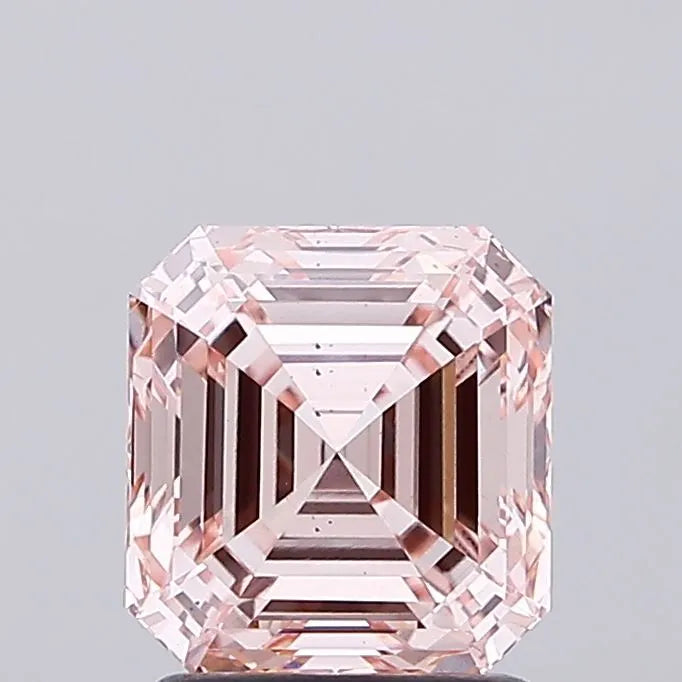 2.02ct Emerald Lab Grown Diamond (Colour Fancy Brown Pink, Clarity VS2, IGI Certified)