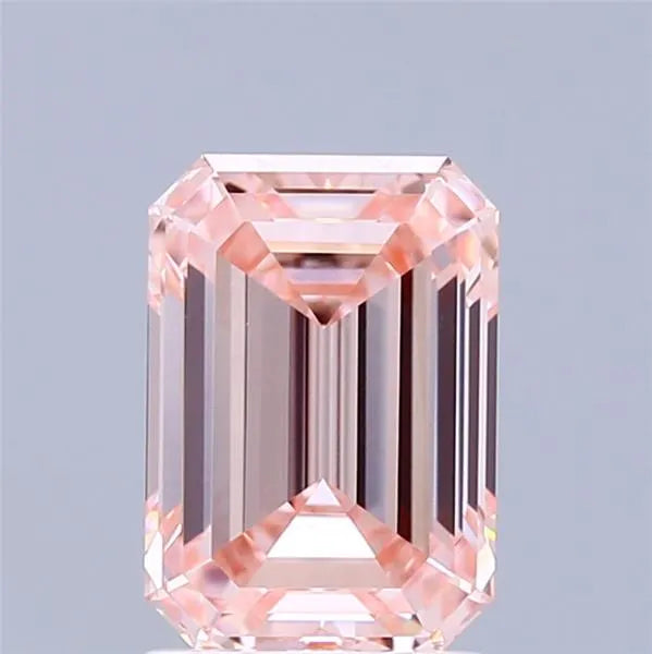 2.02ct Emerald Lab Grown Diamond (Colour Fancy Intense Pink, Clarity VVS1, IGI Certified)