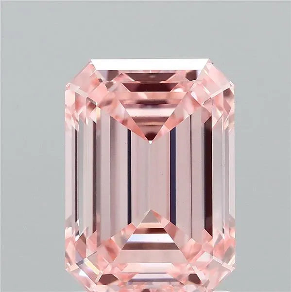 2.02ct Emerald Lab Grown Diamond (Colour Fancy Intense Pink, Clarity VVS2, IGI Certified)