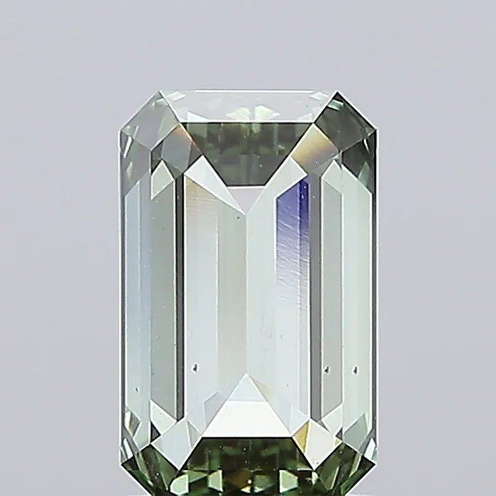 2.02ct Emerald Lab Grown Diamond (Colour Fancy Vivid Green, Clarity VS2, IGI Certified)