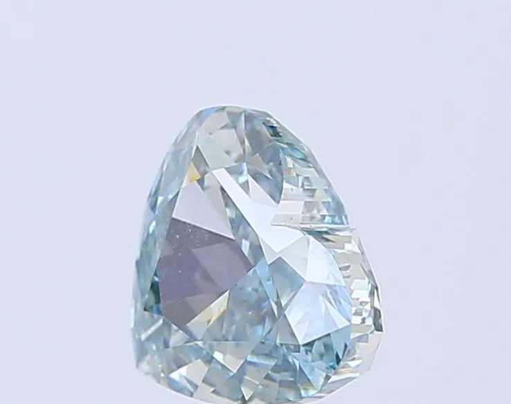 2.02ct Heart Lab Grown Diamond (Colour Fancy Intense Blue Green, Clarity VS1, IGI Certified)