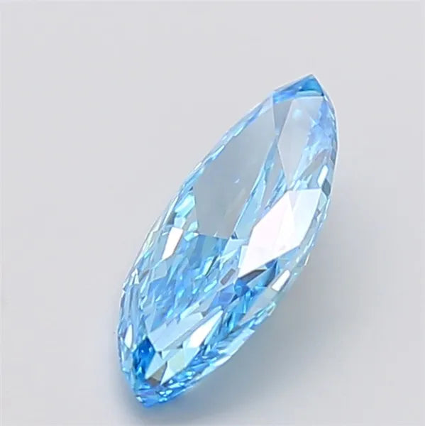 2.02ct Marquise Lab Grown Diamond (Colour Fancy Vivid Blue, Clarity VVS2, IGI Certified)