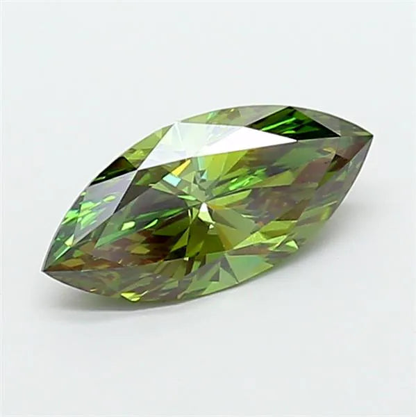 2.02ct Marquise Lab Grown Diamond (Colour Fancy Vivid Green, Clarity VS1, IGI Certified)