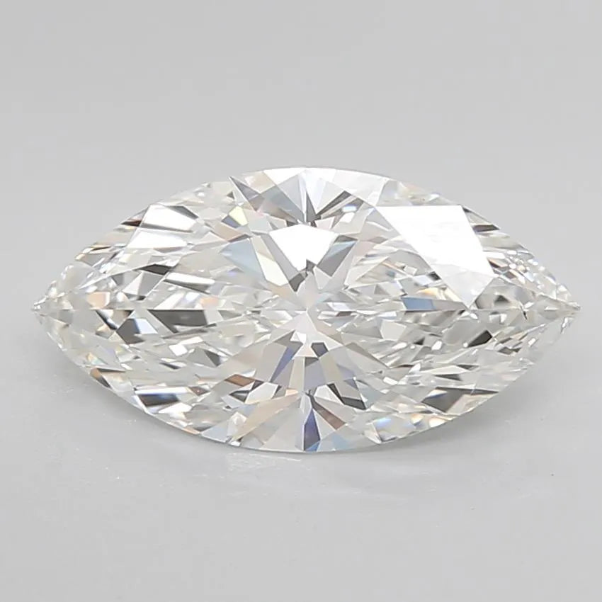2.02ct Marquise Lab Grown Diamond (Colour G, Clarity IF, Cut EX, IGI Certified)
