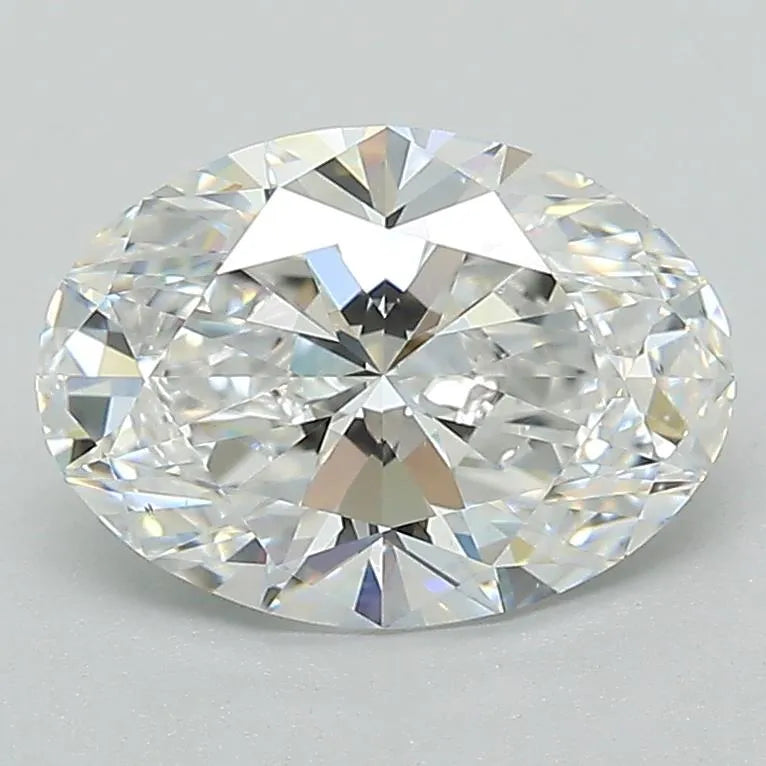 2.02ct Oval Lab Grown Diamond (Colour D, Clarity VS2, IGI Certified)