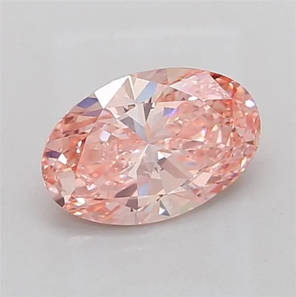 2.02ct Oval Lab Grown Diamond (Colour Fancy Intense Pink, Clarity VS1, IGI Certified)