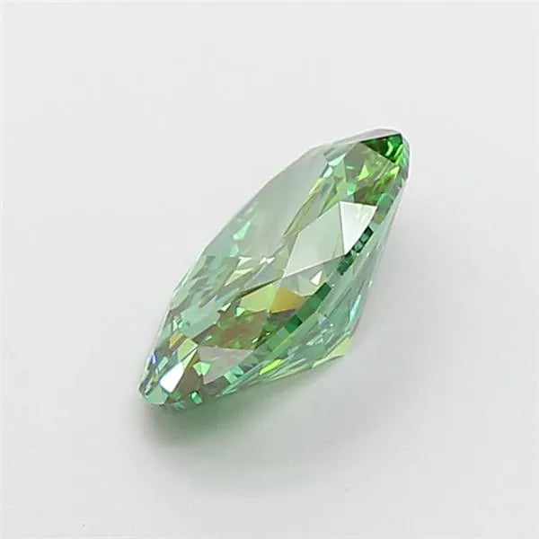 2.02ct Oval Lab Grown Diamond (Colour Fancy Vivid Green, Clarity VVS2, IGI Certified)