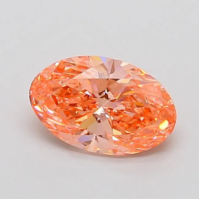 2.02ct Oval Lab Grown Diamond (Colour Fancy Vivid Pink, Clarity VS2, IGI Certified)