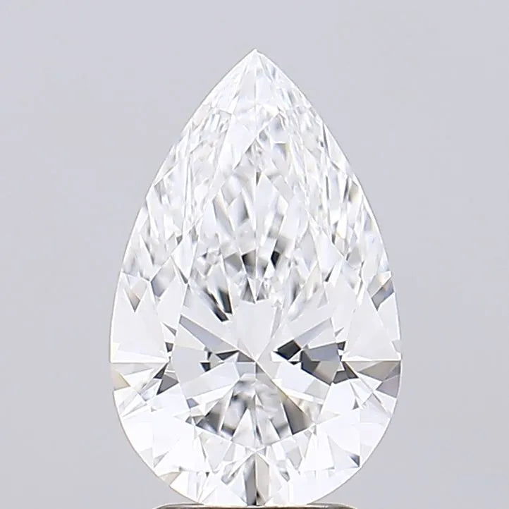 2.02ct Pear Lab Grown Diamond (Colour D, Clarity FL, Cut EX, IGI Certified)