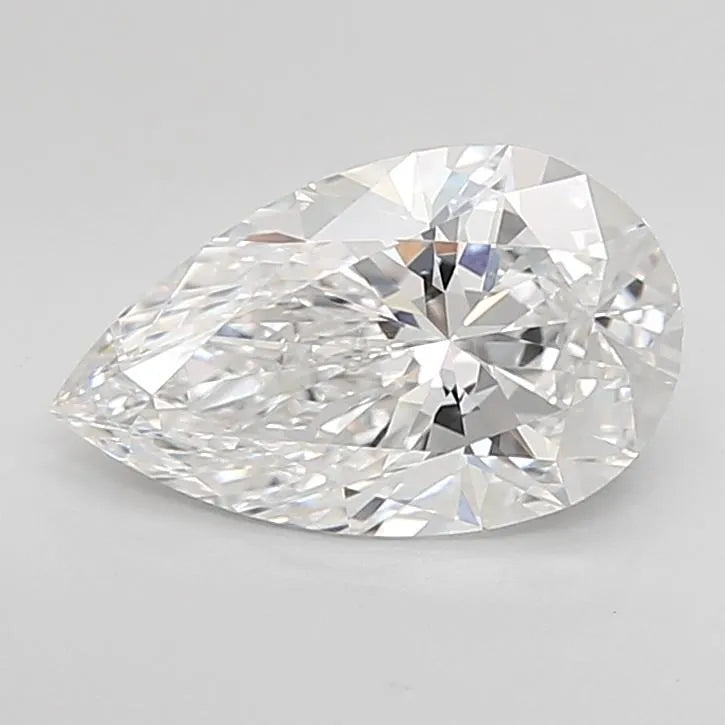 2.02ct Pear Lab Grown Diamond (Colour D, Clarity VVS2, IGI Certified)