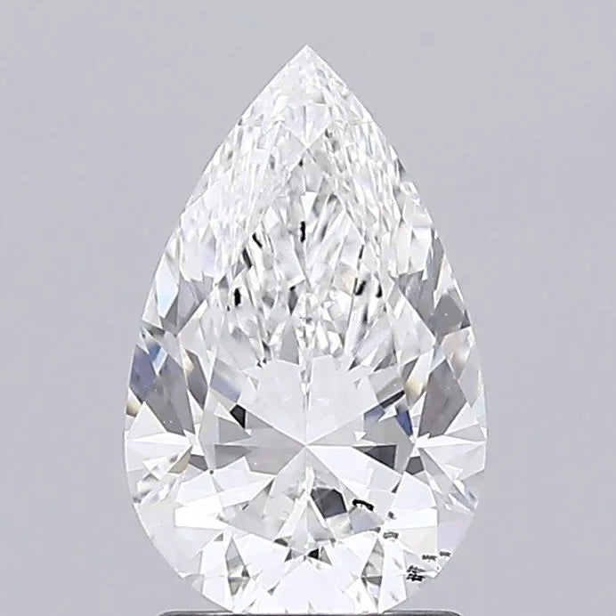 2.02ct Pear Lab Grown Diamond (Colour E, Clarity SI1, IGI Certified)