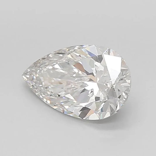 2.02ct Pear Lab Grown Diamond (Colour F, Clarity VVS2, IGI Certified)