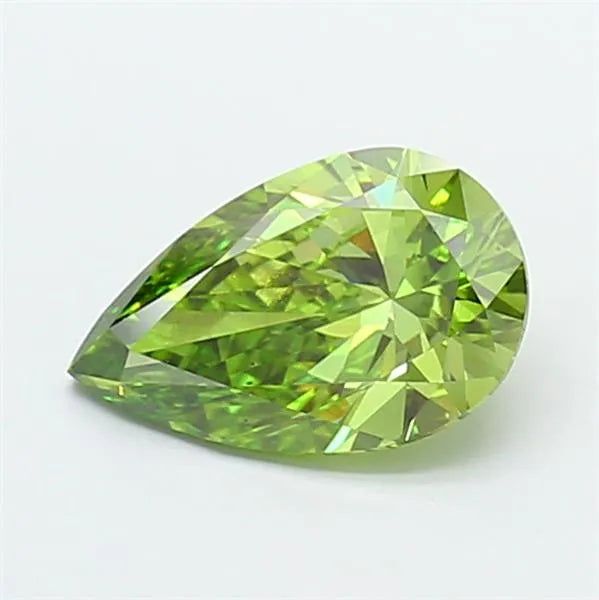 2.02ct Pear Lab Grown Diamond (Colour Fancy Vivid Green, Clarity VS2, IGI Certified)