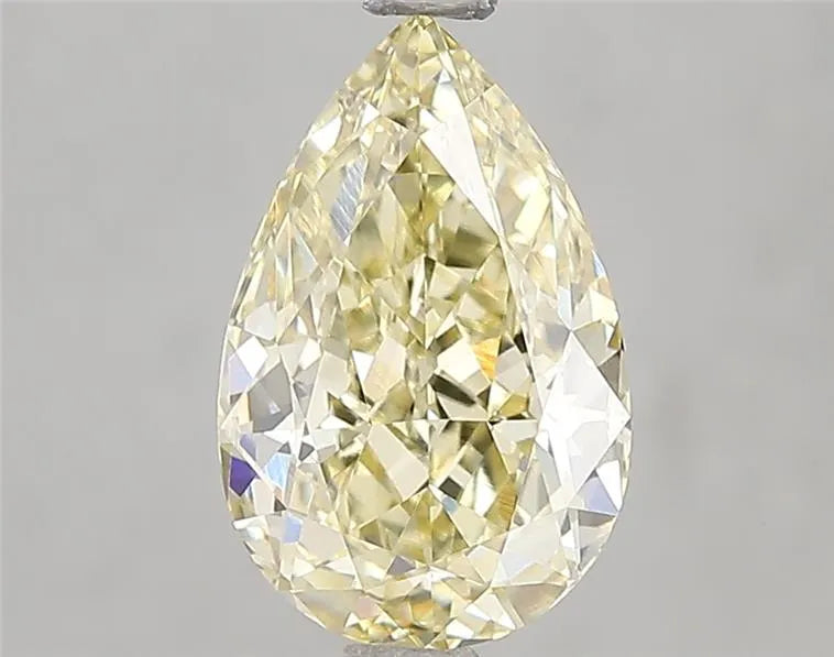 2.02ct Pear Lab Grown Diamond (Colour Fancy Yellow, Clarity VVS2, IGI Certified)