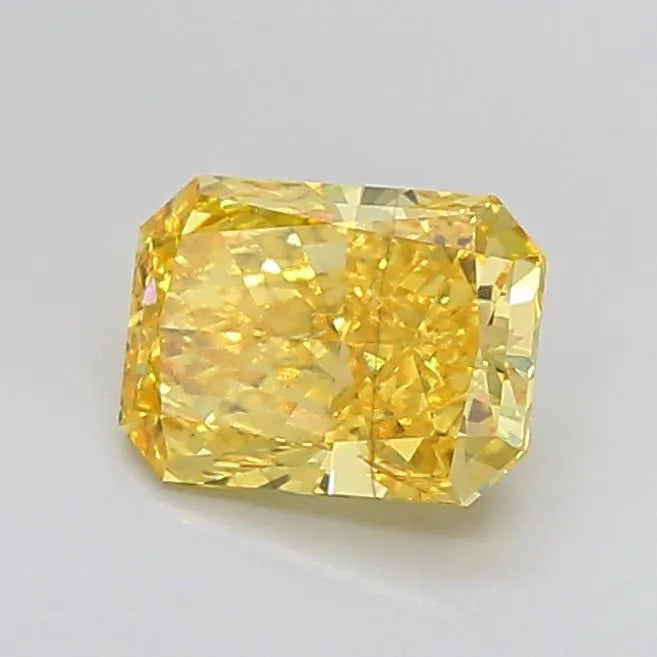 2.02ct Radiant Lab Grown Diamond (Colour Fancy Vivid Yellow, Clarity SI1, Cut GD, IGI Certified)