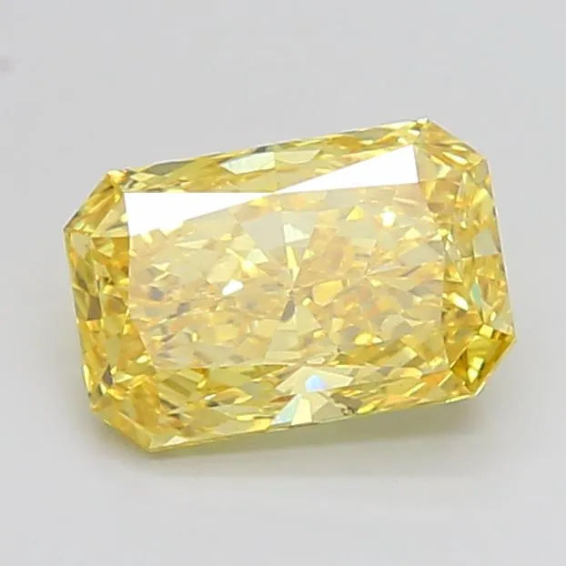2.02ct Radiant Lab Grown Diamond (Colour Fancy Vivid Yellow, Clarity VS2, Cut GD, IGI Certified)