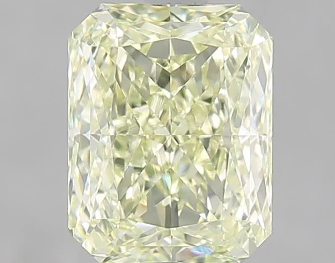 2.02ct Radiant Natural Diamond (Colour Fancy Light Greenish Yellow, Clarity IF, GIA Certified)