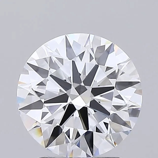 2.02ct Round Lab Grown Diamond (Colour E, Clarity IF, Cut ID, IGI Certified)