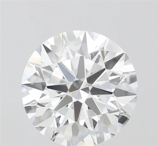 2.02ct Round Lab Grown Diamond (Colour E, Clarity VVS1, Cut ID, IGI Certified)