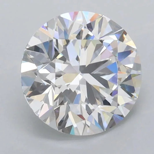 2.02ct Round Lab Grown Diamond (Colour E, Clarity VVS1, Cut ID, IGI Certified)