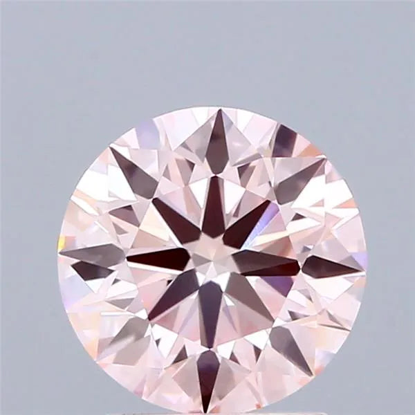 2.02ct Round Lab Grown Diamond (Colour Fancy Intense Pink, Clarity VVS2, Cut ID, IGI Certified)