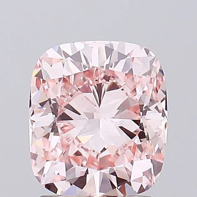 2.03ct Cushion modified Lab Grown Diamond (Colour Fancy Intense Pink, Clarity VS1, IGI Certified)