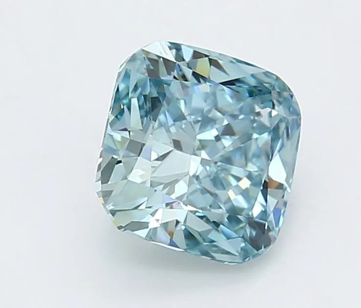 2.03ct Cushion modified Lab Grown Diamond (Colour Fancy Vivid Blue, Clarity VVS1, IGI Certified)