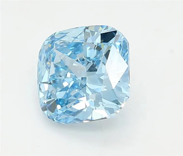 2.03ct Cushion modified Lab Grown Diamond (Colour Fancy Vivid Blue, Clarity VVS2, IGI Certified)