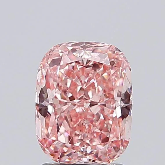 2.03ct Cushion modified Lab Grown Diamond (Colour Fancy Vivid Pink, Clarity VS2, IGI Certified)